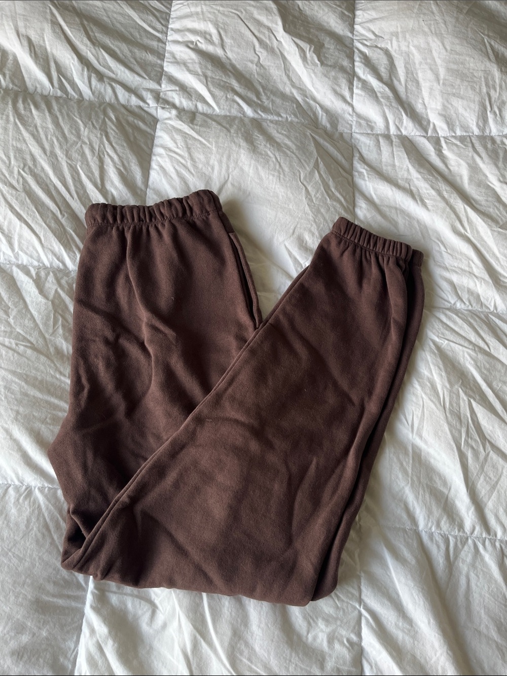 Garage Brown Fleece Joggers